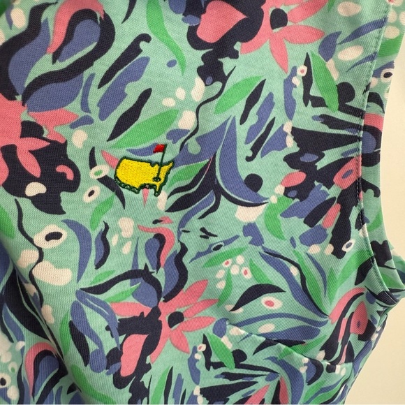 Masters MAGNOLIA LANE Collection Sleeveless Golf Polo M Medium Women’s Floral - Picture 5 of 7